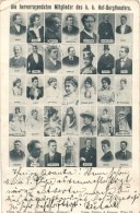 T3 1899 Die Hervorragendsten Mitglieder Des K. K. Hofburgtheaters / Actors, Actresses Of The Hof-burgtheater (EK) - Zonder Classificatie