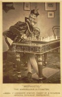 * T1/T2 'Mephisto' Chess Playing Automaton Created By C. G. Gümpel, Modern Postcard - Non Classés