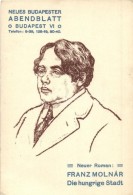 ** T2/T3 Neues Budapester Abendblatt Folyóirat Reklámlapja, Molnár Ferenc új... - Ohne Zuordnung