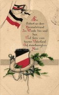 T2/T3 Sie Flattert An Dem Heimatstrand... / WWI Central Powers NAvy Propaganda, Litho - Unclassified