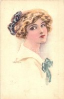 T2 Italian Art Postcard, Lady, W.S.S.B. Serie 5052. S: Usabal - Ohne Zuordnung