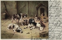 T2/T3 Dogs, M. Munk Vienne Nr. 299. Artist Signed (EK) - Zonder Classificatie