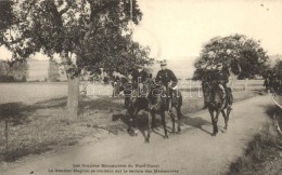 ** T1/T2 'Les Grandes Manoeuvres Du Nord-Ouest, Le General Hagron Se Rendant Sur Le Terrain Des Manoeuvres' / The... - Ohne Zuordnung