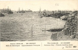 * T2 Thessaloniki, Salonica, Salonique; Baie De Salonique Appontements Francais / Salonica Bay French Landing... - Non Classés