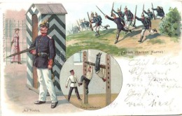 T2/T3 1898 Scenes From The German Soldiers Life, Heinr. & Aug. Brunning Soldaten Serie IV., Litho (EK) - Unclassified