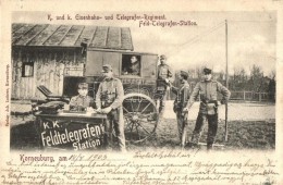 T2 Korneuburg, K.u.K. Eisenbahn- Und Telegrafen-Regiment, Feld-Telegrafen-Station / K.u.K. Railway And Telegraph... - Non Classés