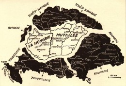 ** T2 'La Hongrie Mutilée' Kiadja A Magyar Nemzeti Szövetség / Hungarian Irredenta Map - Non Classificati