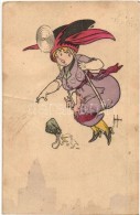 T3 Flying Lady, Humour, Artist Signed (fa) - Unclassified