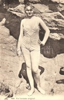 ** T2 1920s Daring Swimwear, French Fashion Postcard; Alsacienne Des Arts Photomecaniques - Non Classificati