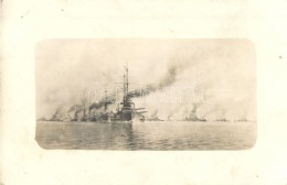 * T3 Osztrák-magyar Csatahajók, MÅ±vészlap / Austro-Hungarian Navy Battleships, Art Postcard... - Sin Clasificación