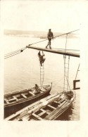 ** T1/T2 Osztrák-magyar Tengerészek, Csónakok / Austro-Hungarian Navy Mariners, Boats, Photo - Ohne Zuordnung