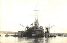 ** T2/T3 SMS Habsburg Im Schwimmdock / SMS Habsburg, A K. U. K. Haditengerészet Csatahajója... - Ohne Zuordnung