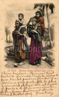T2/T3 Le Caire, Femmes Arabes Portant Leurs Enfants / Arabian Women, Folklore (EK) - Unclassified