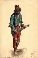 T3 Gypsy Musician, Folklore, W.K.C. Bp. Litho (EB) - Unclassified