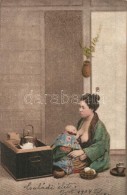 T2 Japanese Folklore, Breast-feeding Woman - Unclassified