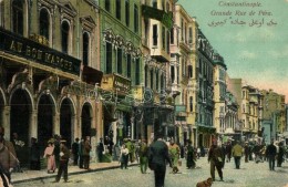 T3 Constantinople, Istanbul; Grande Rue De Péra / Street, Shops (EB) - Unclassified