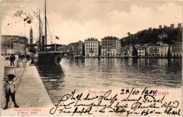 T3 Piran, Pirano; Porto Esterno / Port, Steamship (EB) - Ohne Zuordnung