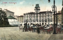 T2 Trieste, Piazza Grande / Square, Cafe Terrace - Non Classés