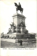 ** T2 Rome, Roma; Monumento A Garibaldi Sul Monte Gianicolo / Monument - Unclassified