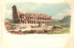 ** T1/T2 Rome, Roma; Colosseum, Emphitheater Des Flavius, Meissner & Buch 'Rom' 12 Künstlerpostkarten... - Non Classés