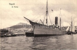 ** T2 Naples, Napoli; Il Porto / Port, Steamship, SS Sicilian Prince - Unclassified