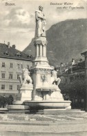 ** T2/T3 Bolzano, Bozen (Tyrol); Denkmal Walter Von Der Vogelweide / Statue (EK) - Non Classés