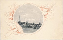 ** T1/T2 Ulm A. D. Von Neu-Ulm; Floral Emb. Litho - Sin Clasificación