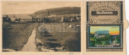 * T2 Hofheim Am Taunus, Siegelmarken-Postkarten / With A Set Of Colletible Artistic Stamps Attached - Unclassified