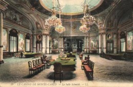 T2/T3 Monte Carlo, Casino, La Salle Schmidt / Casino Interior (fl) - Non Classés