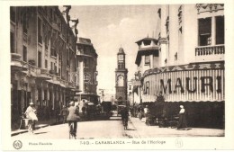 ** T1 Casablanca, Rue De L'Horloge / Street, Bar Mauri - Non Classés