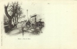 ** T2/T3 Briey, Rue De Metz / Street, Horse Carriage (EK) - Ohne Zuordnung