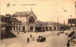 ** T1/T2 Liege-Guillemins Railway Station, Cafe, Automobile - Non Classés