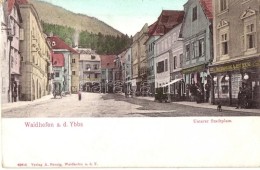 ** T2 Waidhofen An Der Ybbs, Unterer Stadtplatz, Papierhandlung Albert Herzig, Verlag A. Herzig / Paper Store And... - Ohne Zuordnung