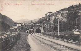 ** T2/T3 St. Anton Am Arlberg, Albergbahn, Tunnelmundloch Und Lottdenkmal / Railwy Tunnel (fl) - Non Classés