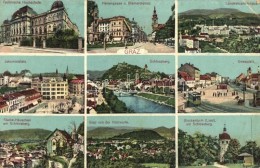 ** T2/T3 Graz, School, Square, Castle Hill, Multi-view Postcard (EK) - Sin Clasificación