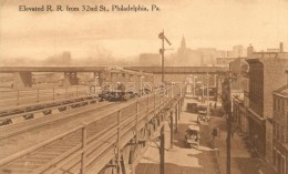 ** T1/T2 Philadelphia, Elevated R.R. From 32nd St. - Zonder Classificatie