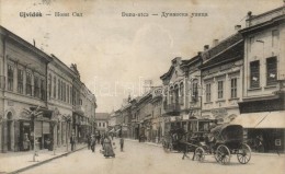 T2 Újvidék, Novi Sad; Duna Utca, Gruics K. és Eternit Pala üzlet / Street, Shops (fl) - Zonder Classificatie