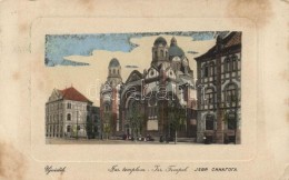 T3 Újvidék, Novi Sad; Izraelita Templom, Zsinagóga, Kiadja Marijansky és Hohlfeld /... - Unclassified