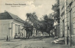 T2 Temeskutas, Gudurica; Templom Utca, Szabonáry Károly Kiadása / Church Street - Sin Clasificación