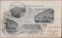 T2/T3 1898 Pancsova, Pancevo; Polgári Lövölde,  F. Mayer Bérháza, Rossmann... - Non Classés