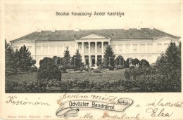 T2 Beodra, Novo Milosevo; Karácsonyi Andor Kastélya, Ottmar Zieher Kiadása / Castle - Unclassified