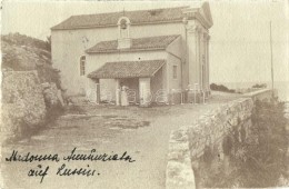 T2 1913 Mali Losinj, Lussinpiccolo; Annunziata Cape Madonna Templom / Church, Photo - Ohne Zuordnung