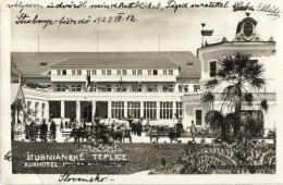 T3 1928 StubnyafürdÅ‘, Stubnianske Teplice; FürdÅ‘, Hotel / Spa, Hotel, Photo (EB) - Non Classés