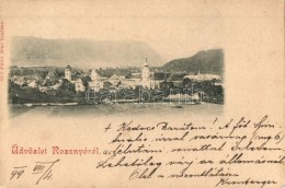 T3 1899 Rozsnyó, Roznava; Látkép, Falvi JenÅ‘ Kiadása / General View - Zonder Classificatie