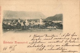 T3 1899 Rozsnyó, Roznava; Látkép, Falvi JenÅ‘ Kiadása / General View - Ohne Zuordnung