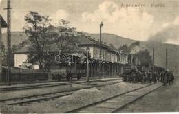 T4 Petrozsény, Petrosani; Vasútállomás GÅ‘zmozdonnyal, Adler Fényirda / Railway... - Sin Clasificación