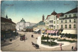 T2/T3 Nagyvárad, Oradea; Bémer Tér, Neumann M. üzlete, Villamos / Square, Shops, Tram - Unclassified