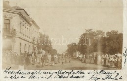 T2/T3 1900 Csanádpalota, Utcakép Községházával, Photo (EK) - Ohne Zuordnung