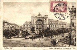 Budapest VII. Keleti Pályaudvar - 2 Db RÉGI Képeslap, 'Venu Al La Postkongreso Esperantista En... - Sin Clasificación