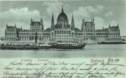 T2 1898 Budapest V. Országház, GÅ‘zhajó, Uszály - Ohne Zuordnung